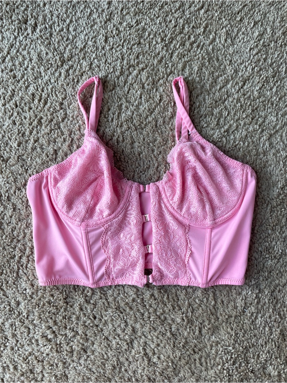 Cropped Front Clasp Corset
